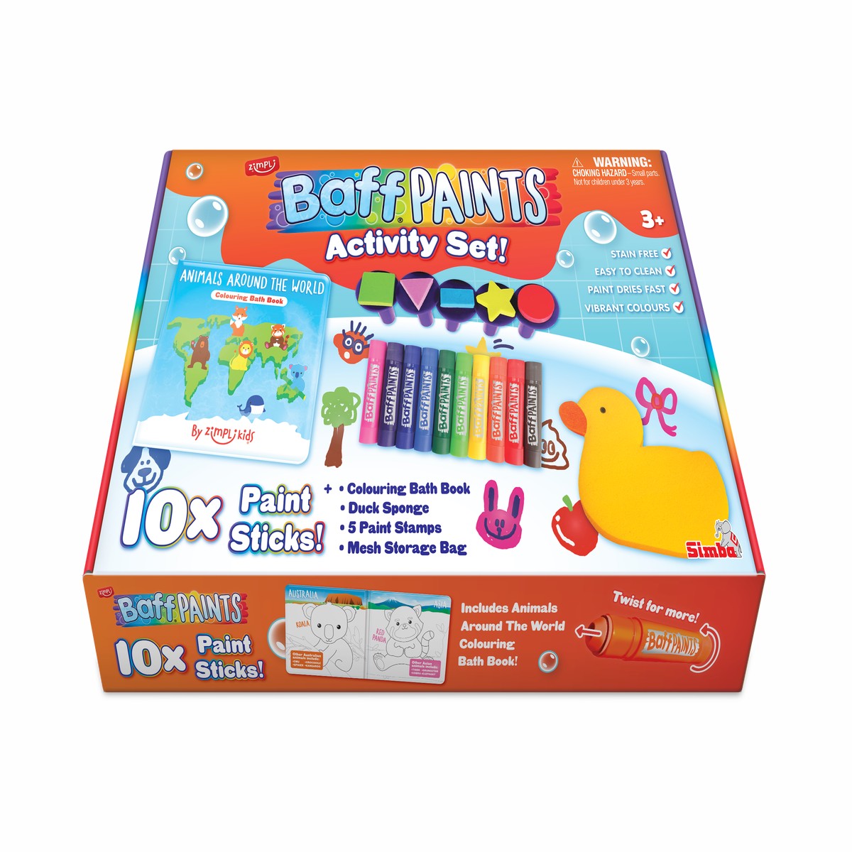 Zimpli Kids - Baff Paints Activity Set