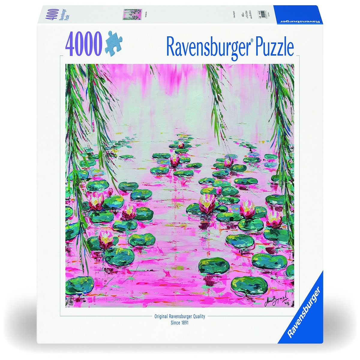 Ravensburger - Mauro Bergonzoli: Pink Water Lillies 4000 Piece Puzzle