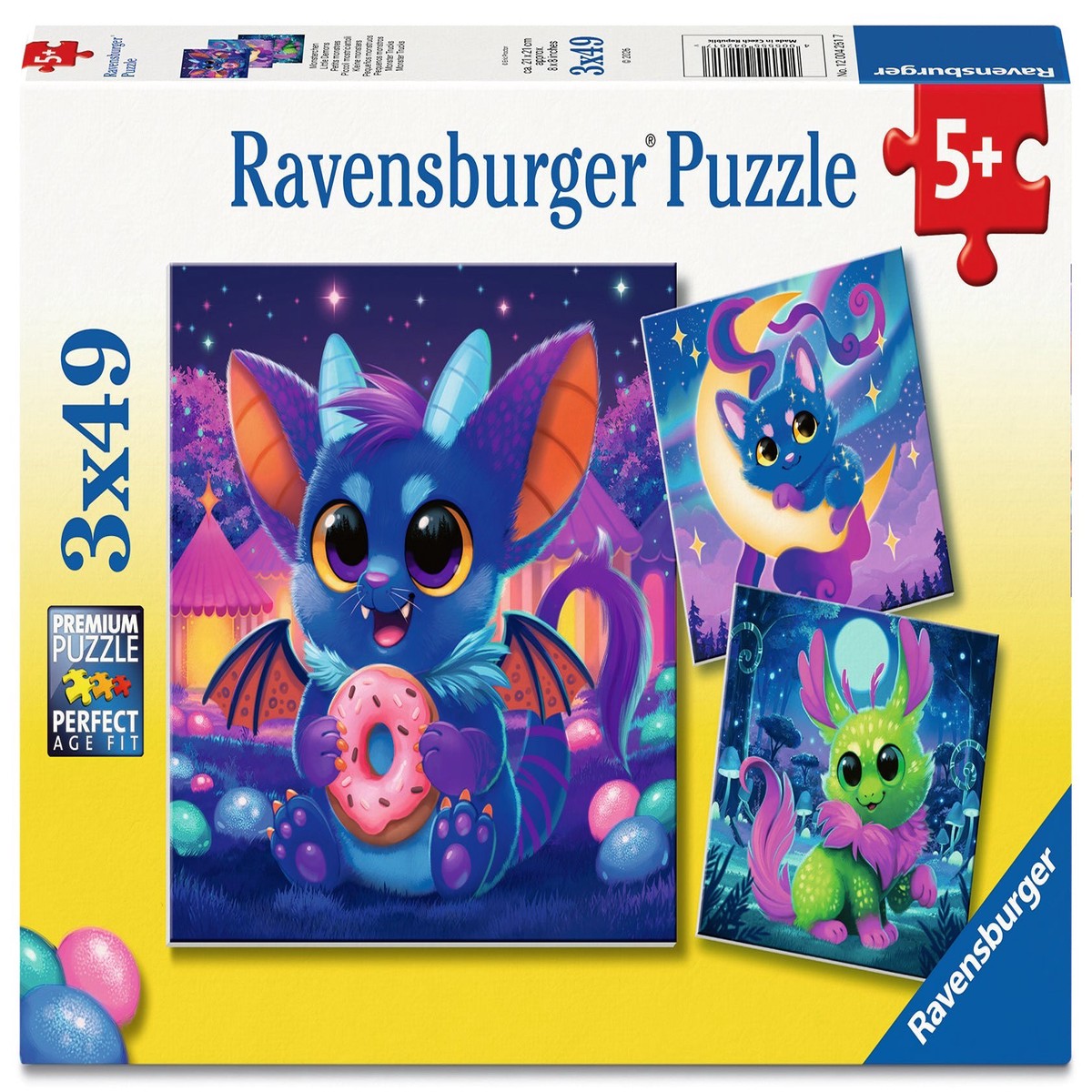 Ravensburger - Little Demons Puzzle 3x49 Piece Puzzle
