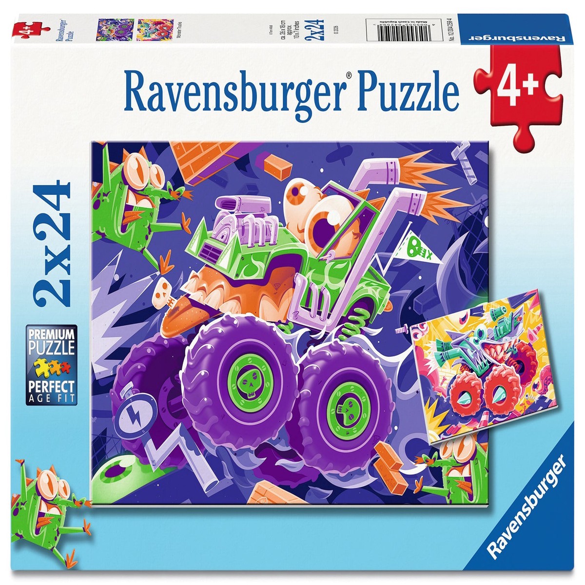 Ravensburger - Monster Trucks Puzzle 2x24 Piece Puzzle