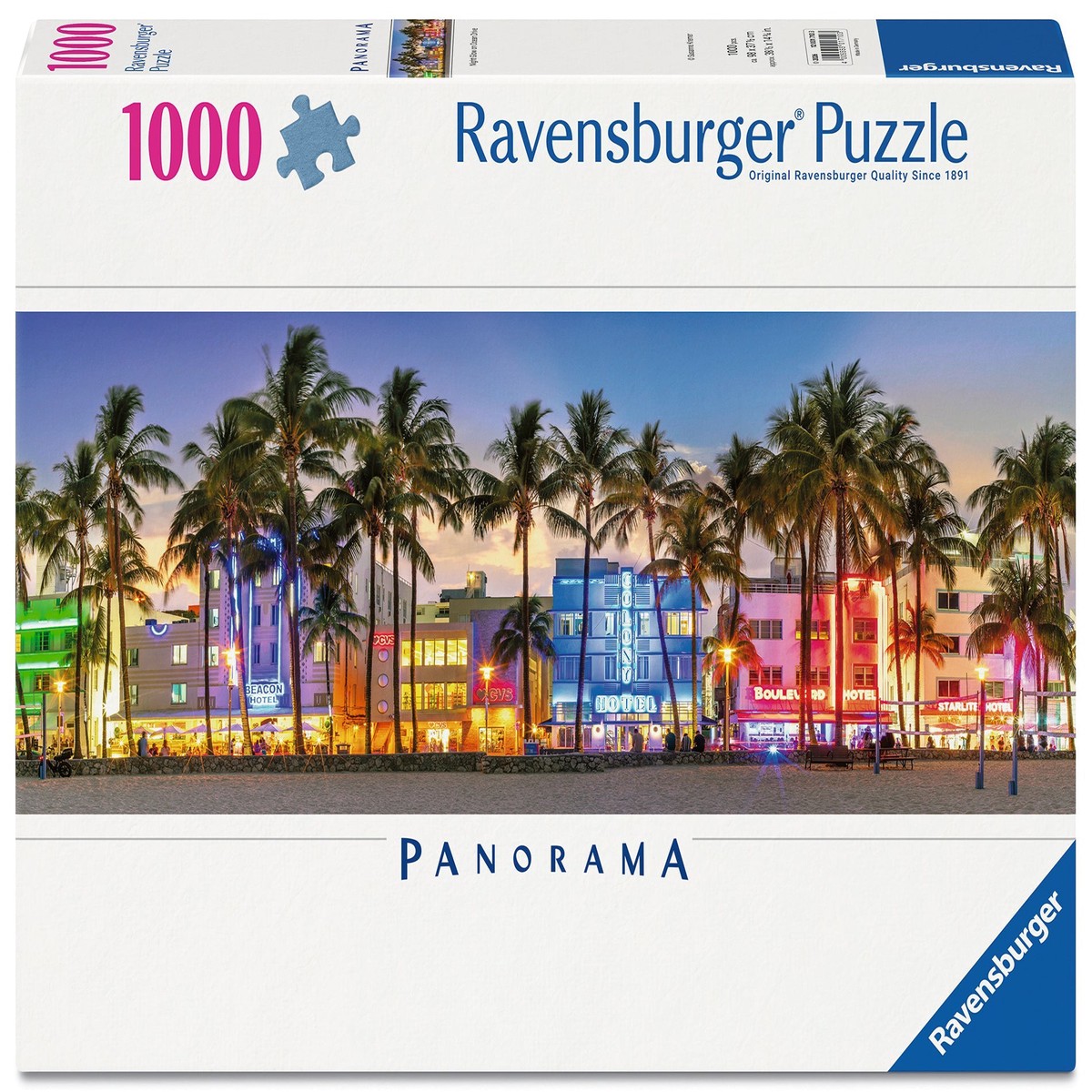 Ravensburger - Night Glow on Ocean Drive 1000 Piece Puzzle