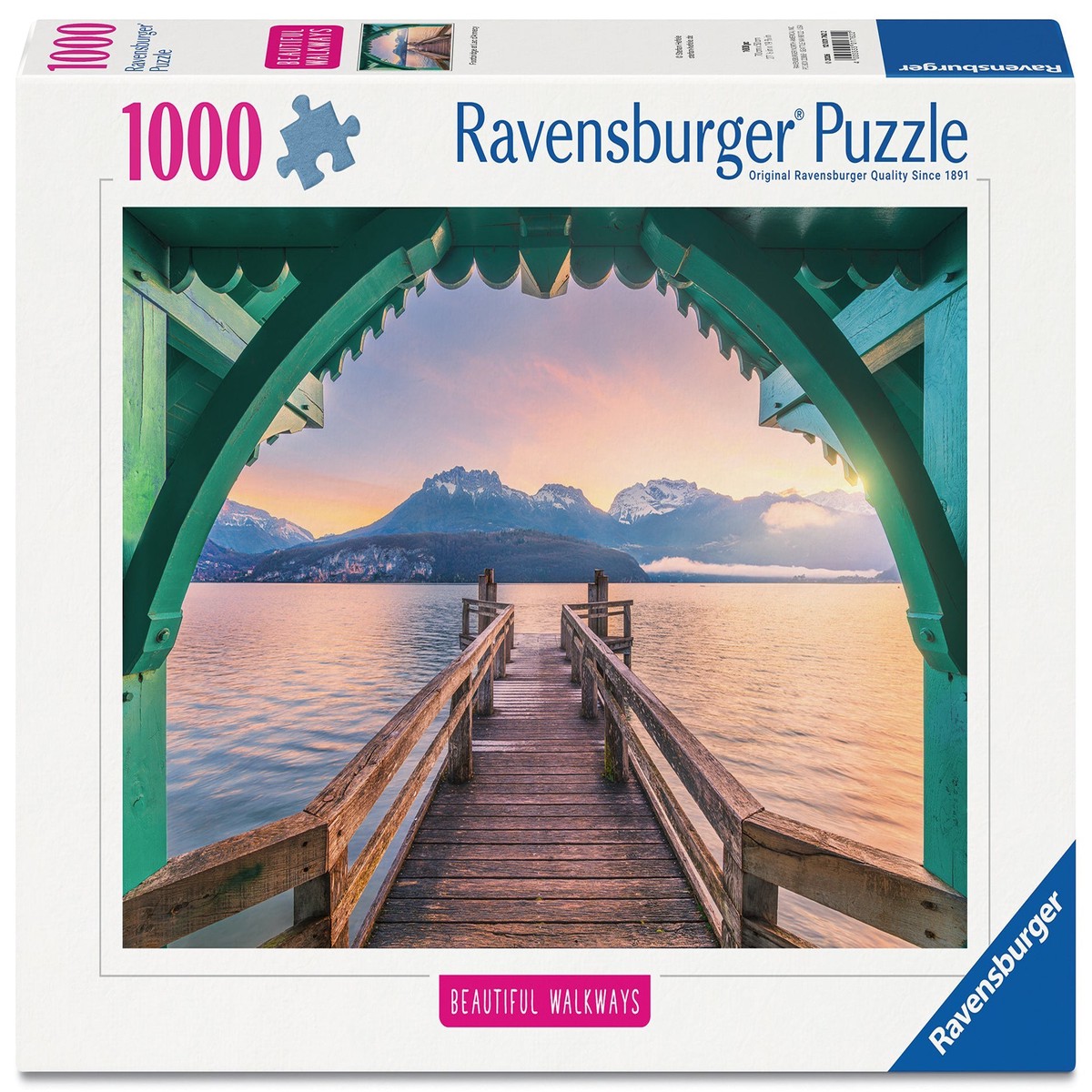 Ravensburger - Romantic FootBridge at Lac d'Annecy 1000 Piece Puzzle