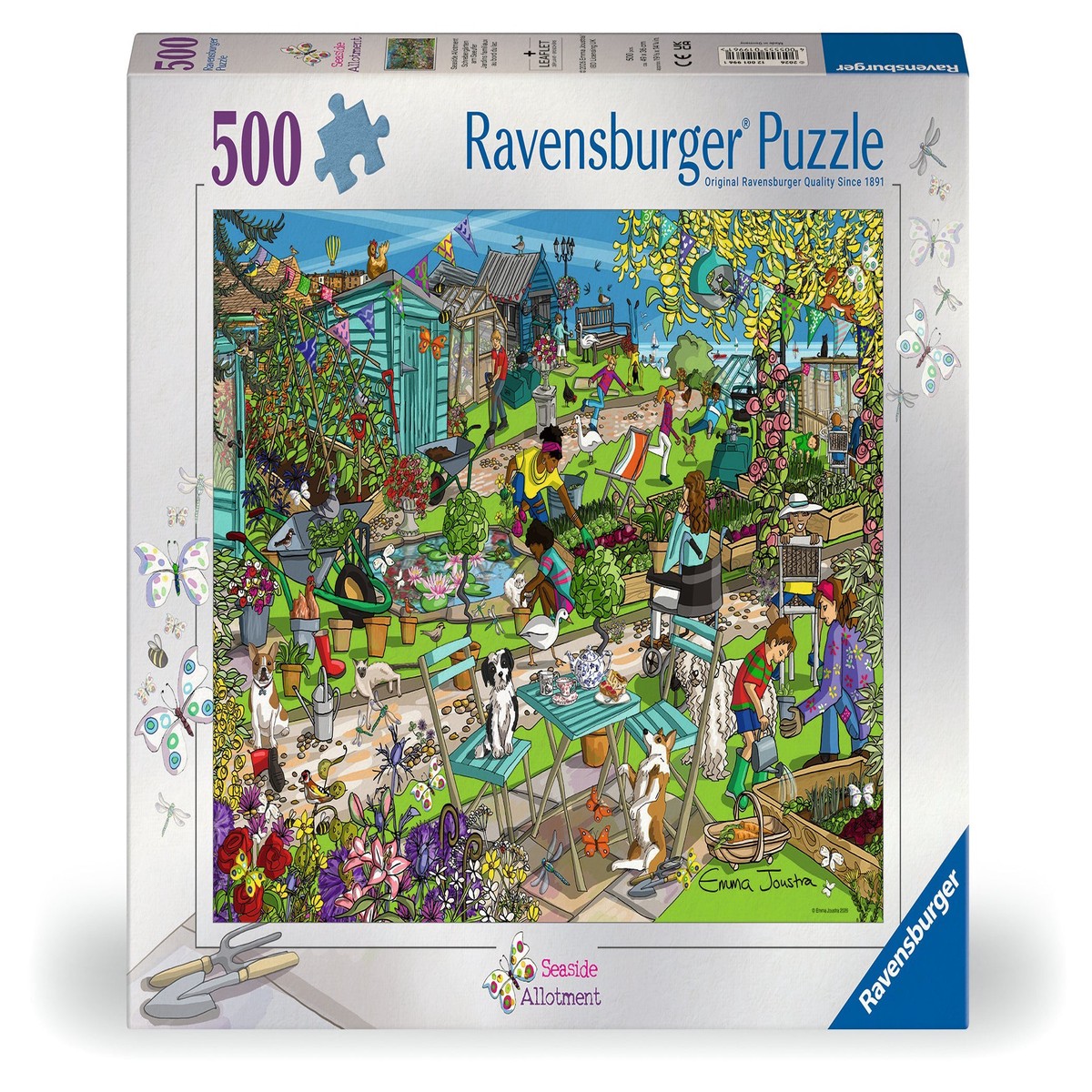 Ravensburger - SeaSide Allotment Puzzle 500 Piece Puzzle
