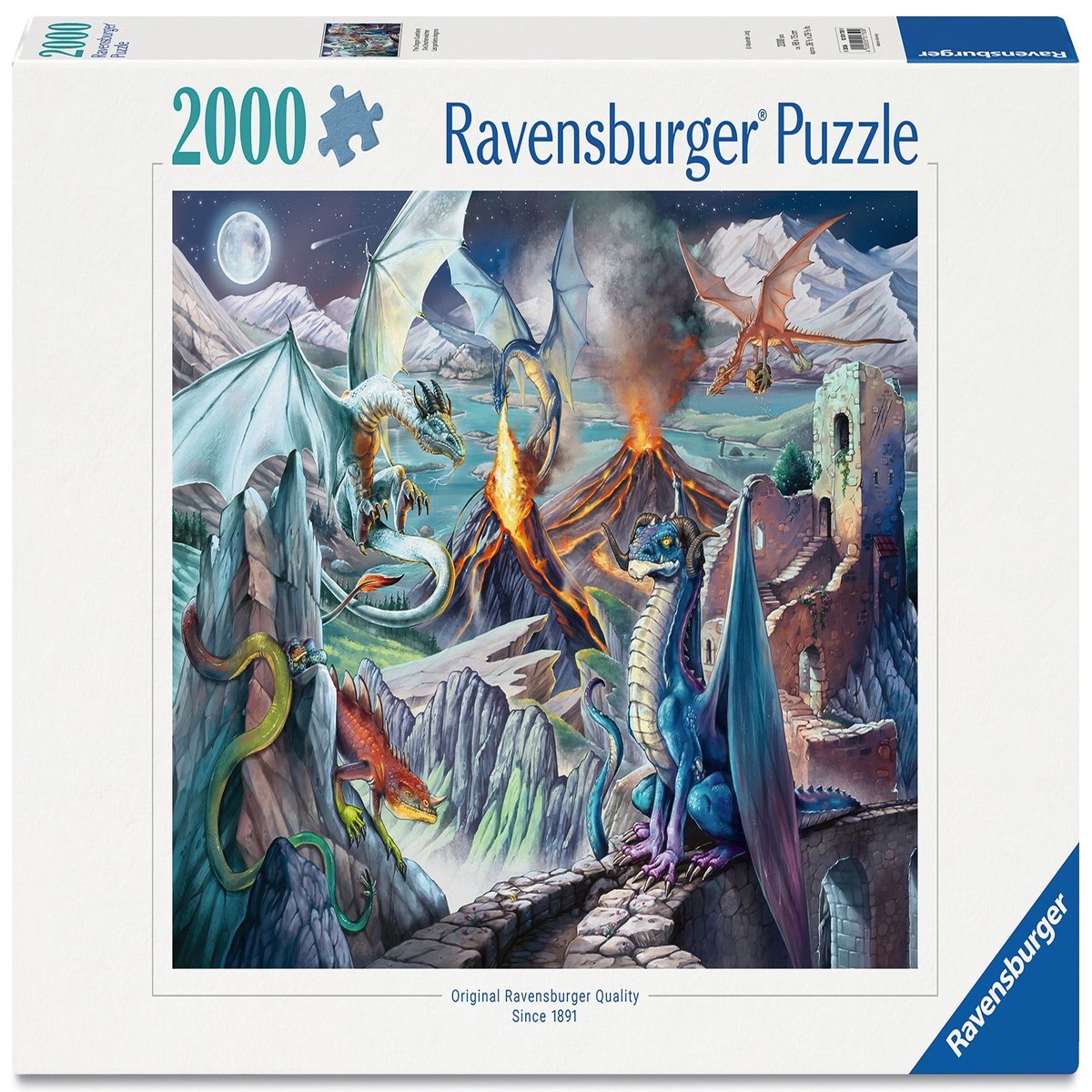 Ravensburger - The Dragon Guardians Puzzle 2000 Piece Puzzle