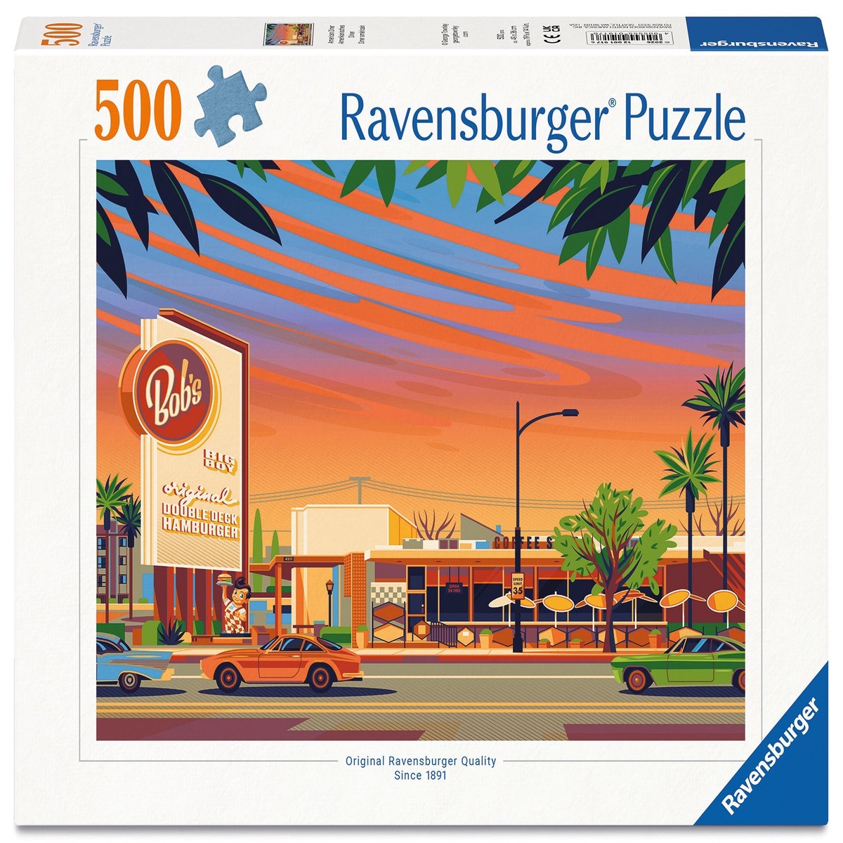 Ravensburger - WT: Twin Palms Estate Puzzle 500 Piece Puzzle