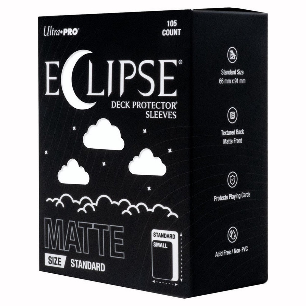 Ultra Pro: Up16681 Eclipse Matte Standard Deck Protector Sleeves: Arctic White - 105ct