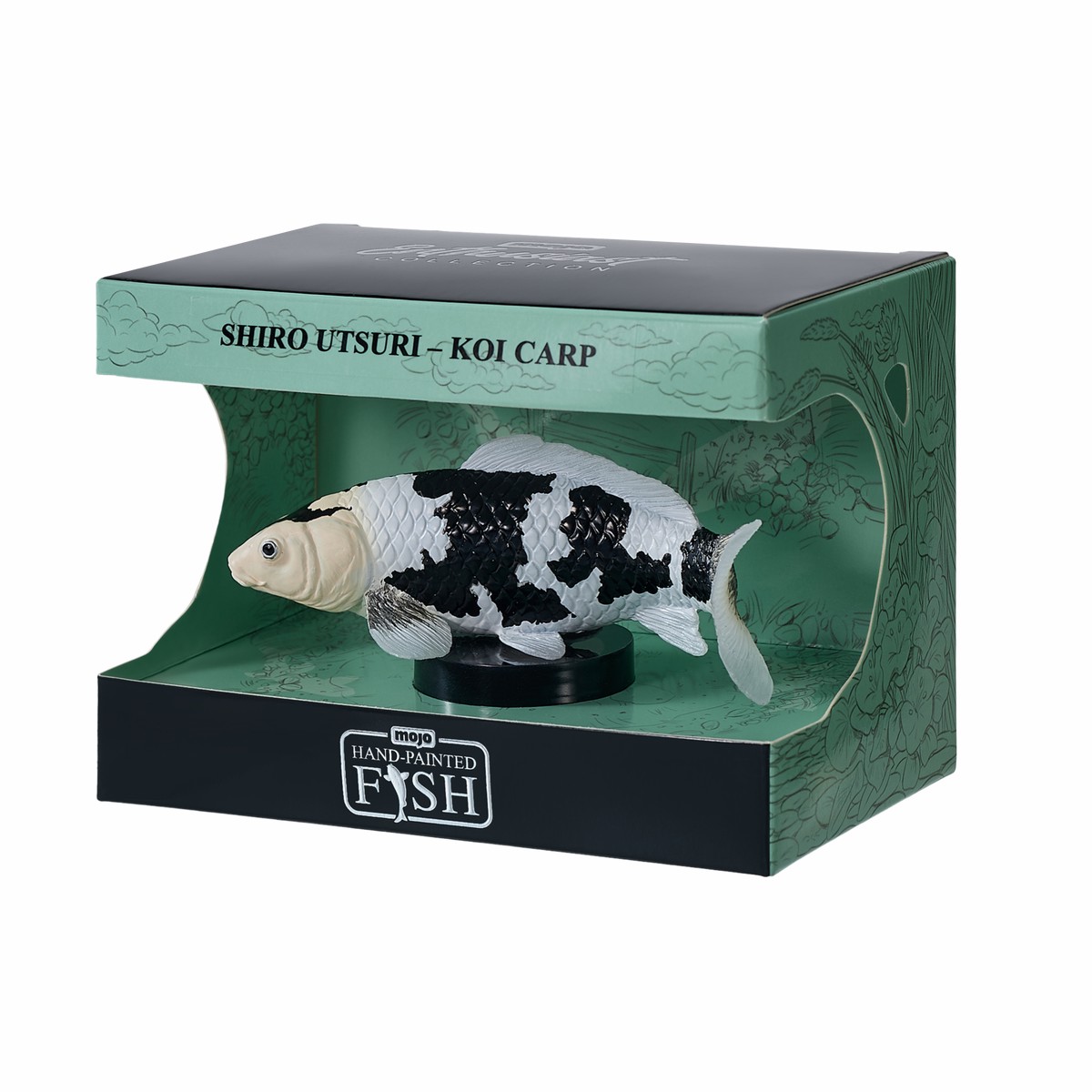 Mojo - Shiro Utsuri Koi Carp Gift Boxed