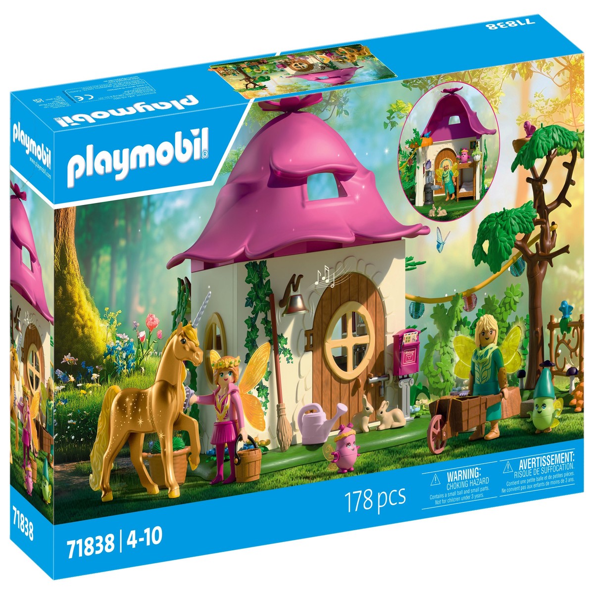 Playmobil - Fairy Home with Golden Unicorn