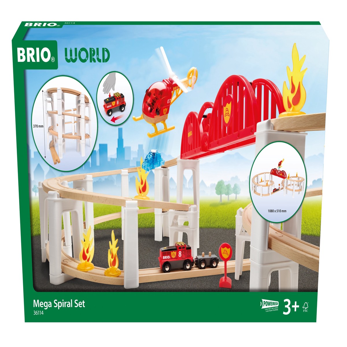 BRIO - Mega Spiral Set 19 Pieces