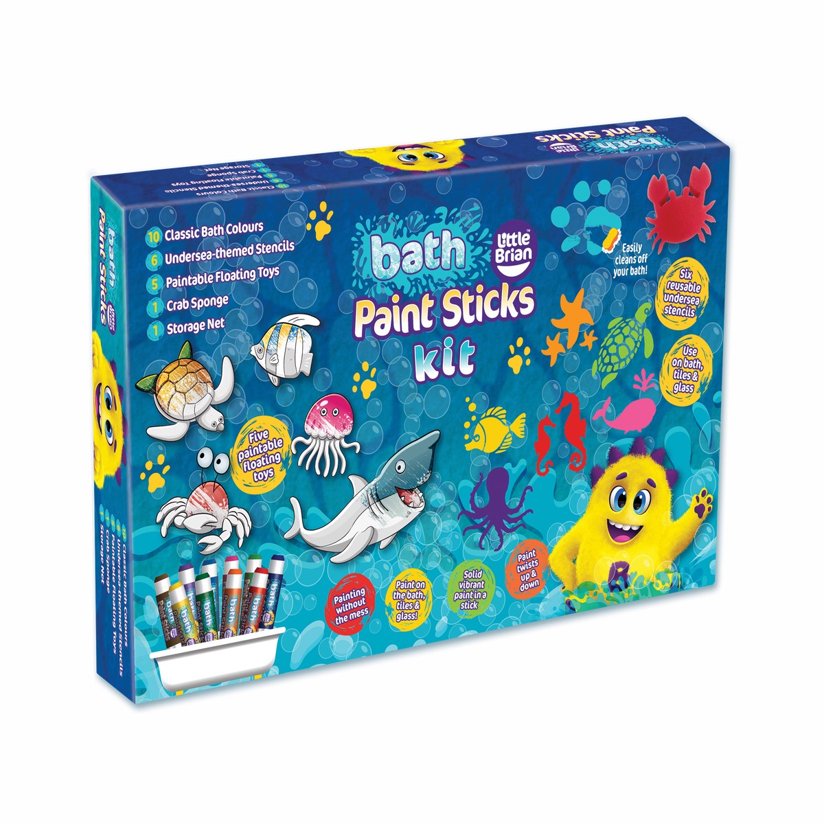 Little Brian Paint Sticks - Bath Paint Sticks Kit