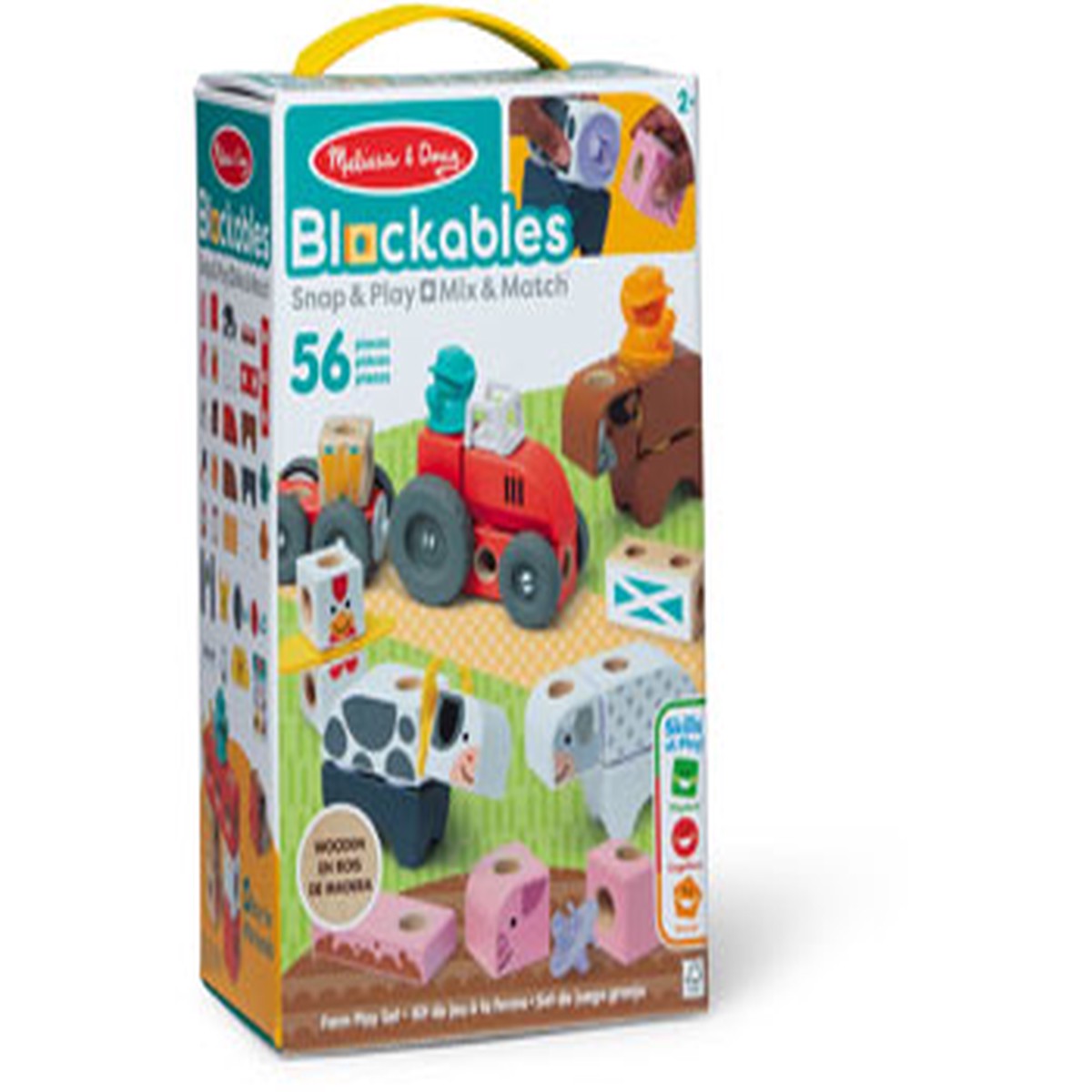 Melissa & Doug - Blockables Farm Play Set