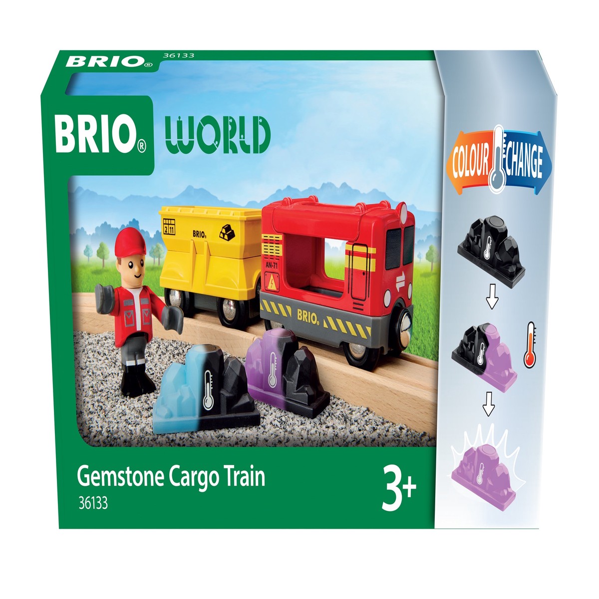 BRIO - Gemstone Cargo Train 5 Pieces