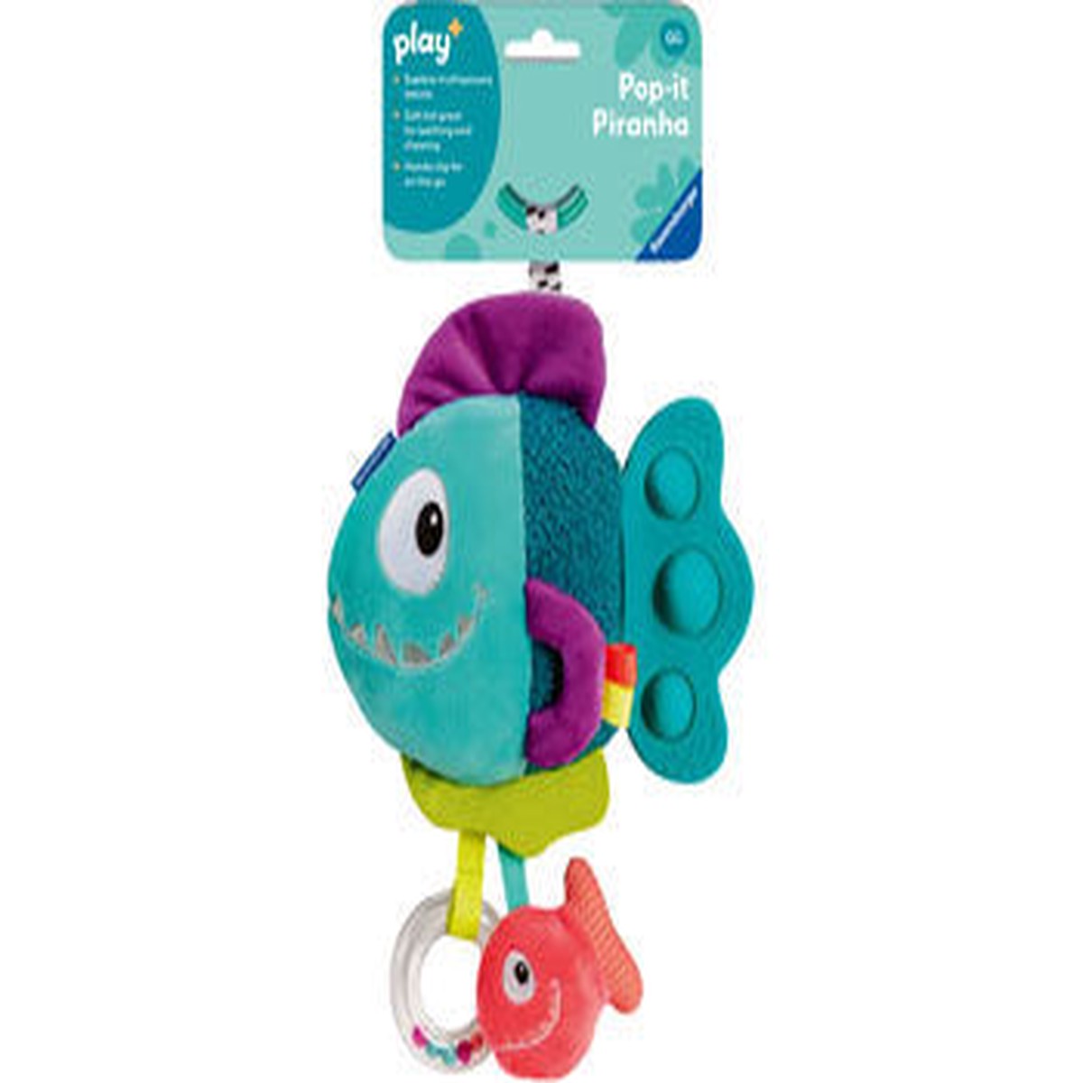 Play+ Pop-it Piranha (blue)