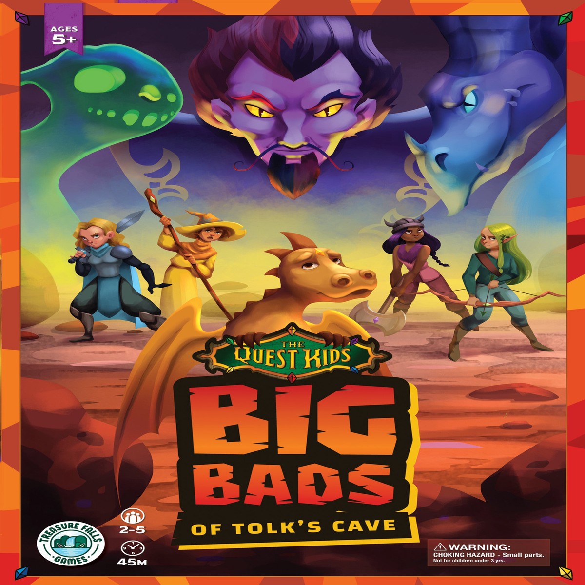 The Quest Kids Big Bads of Tolk's Cave Expansion
