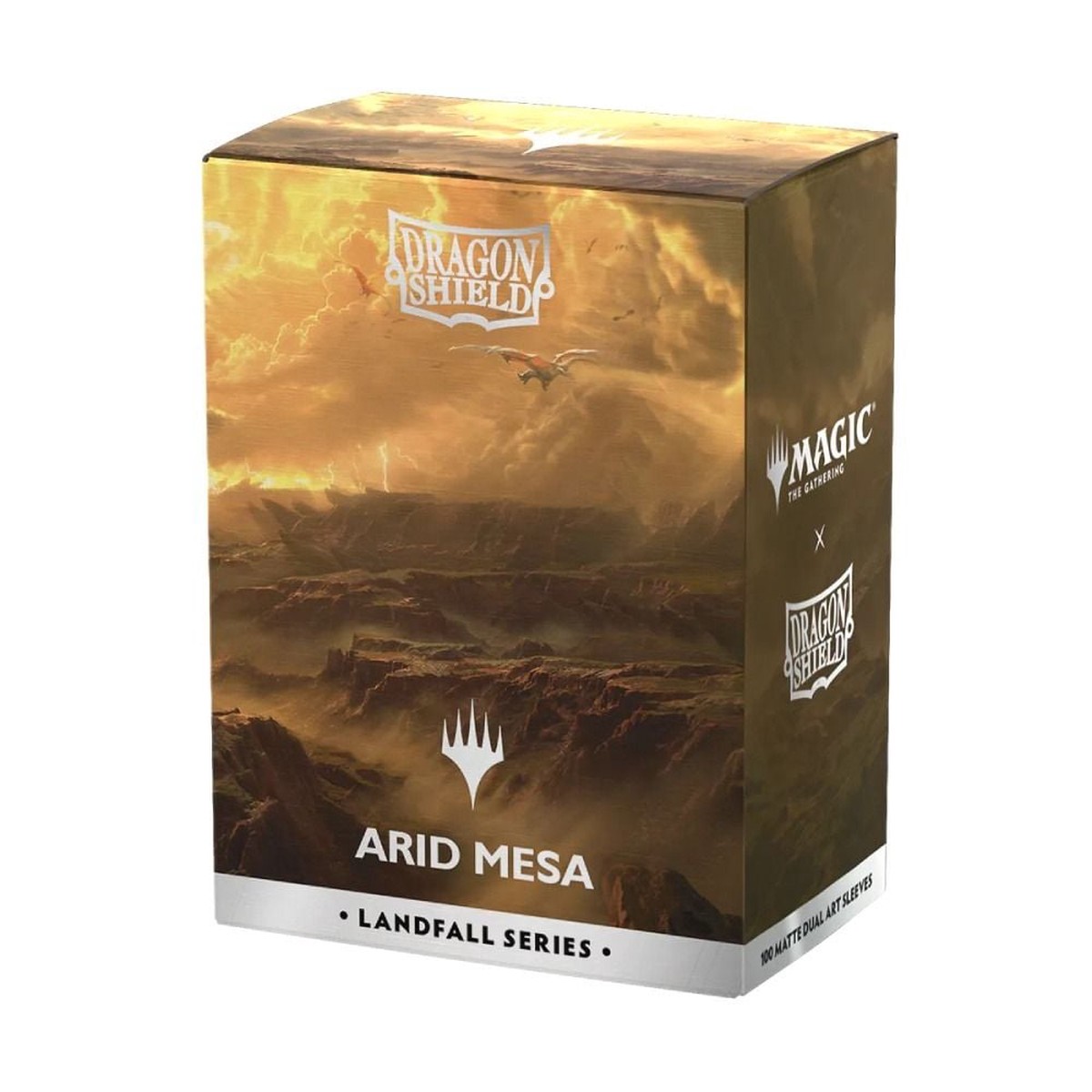 Dragon Shield: Sleeves Matte Dual Art MTG Landfall Series: Arid Mesa