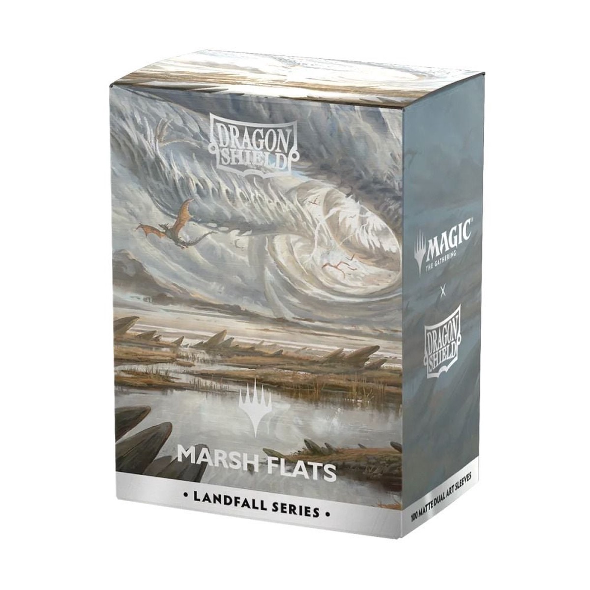 Dragon Shield: Sleeves Matte Dual Art MTG Landfall Series: Marsh Flats