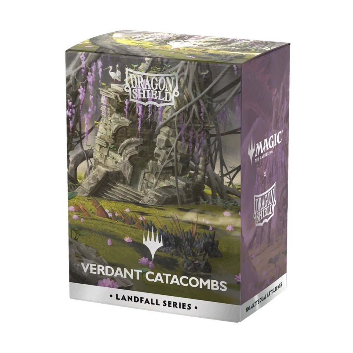 Dragon Shield: Sleeves Matte Dual Art MTG Landfall Series: Verdant Catacombs
