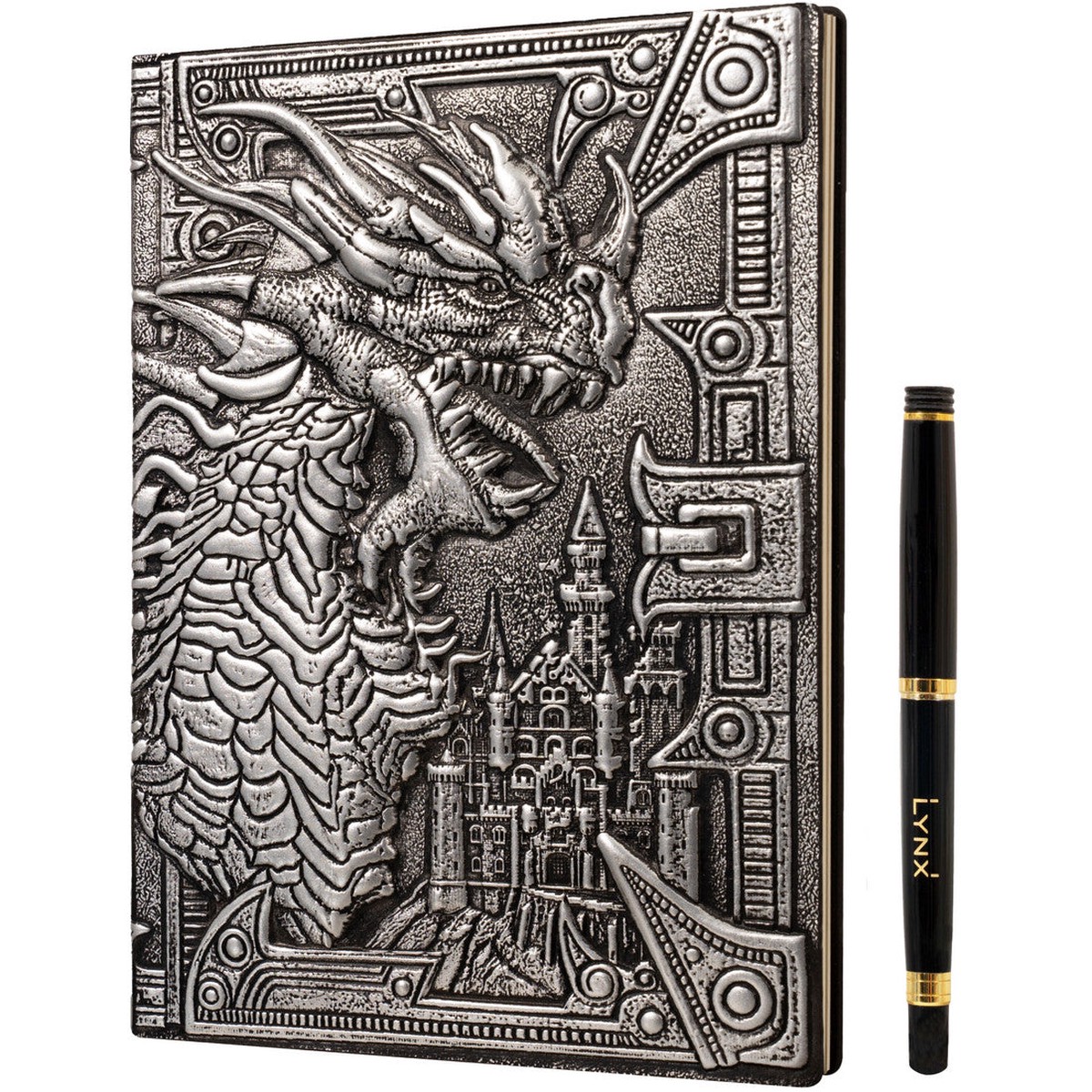 Dungeon Master Grimoire - 3D Embossed Dragon Faux Leather D&D Journal