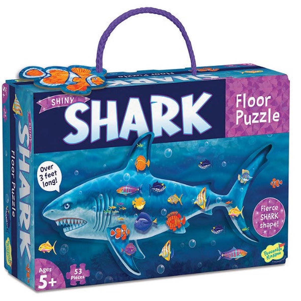 Peaceable Kingdom Shark - 53 piece Floor Puzzle