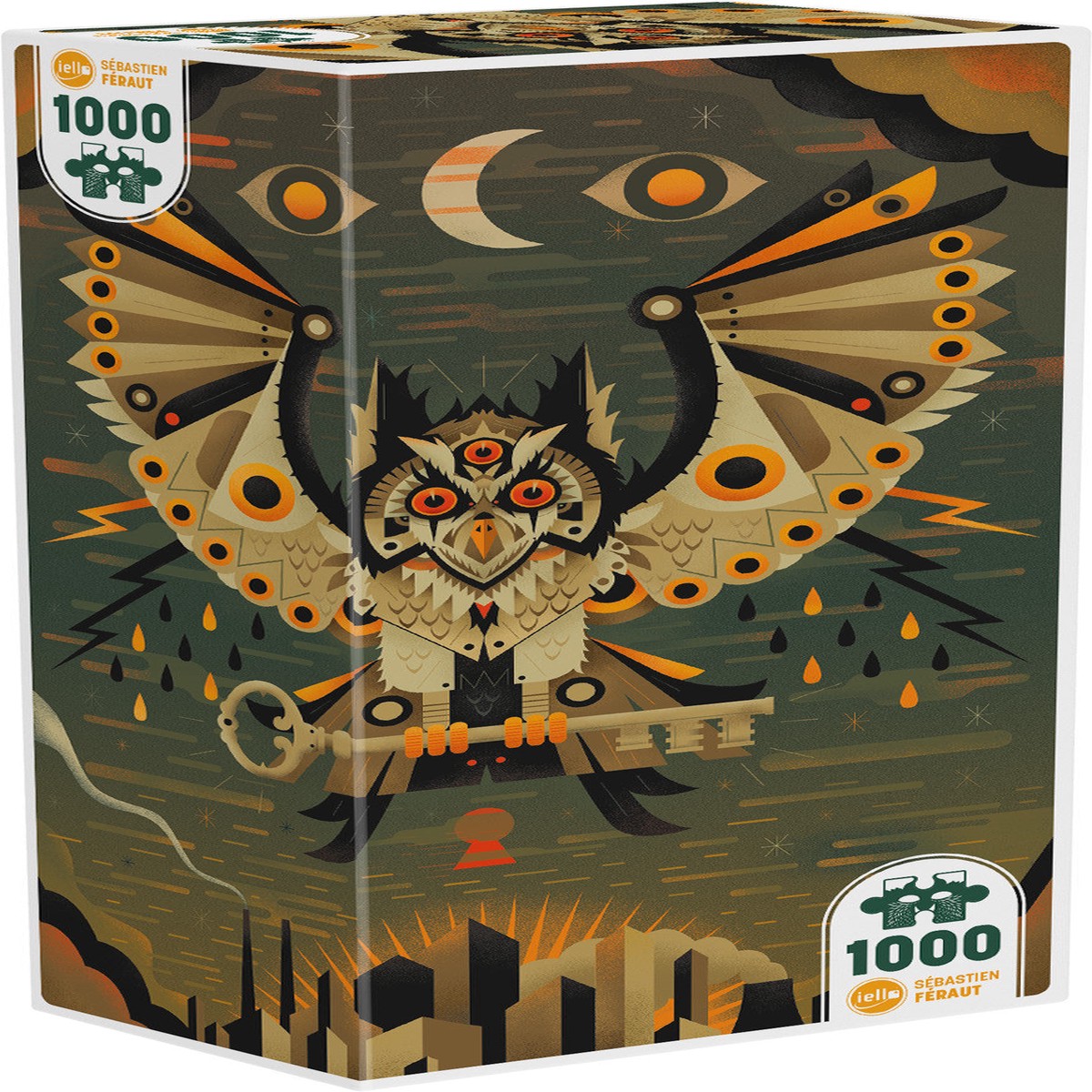 Iello Universe City Owl (#12) - 1000 piece Puzzle