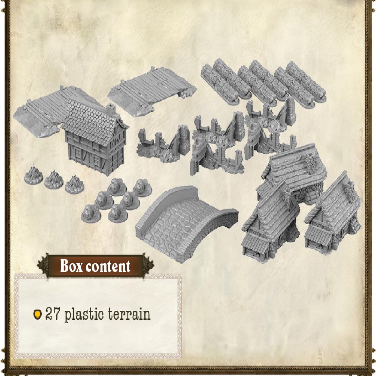 Mythic Games Time of Legends: Joan of Arc 1.5 Reinforcement Box #8 Extra Miniatures