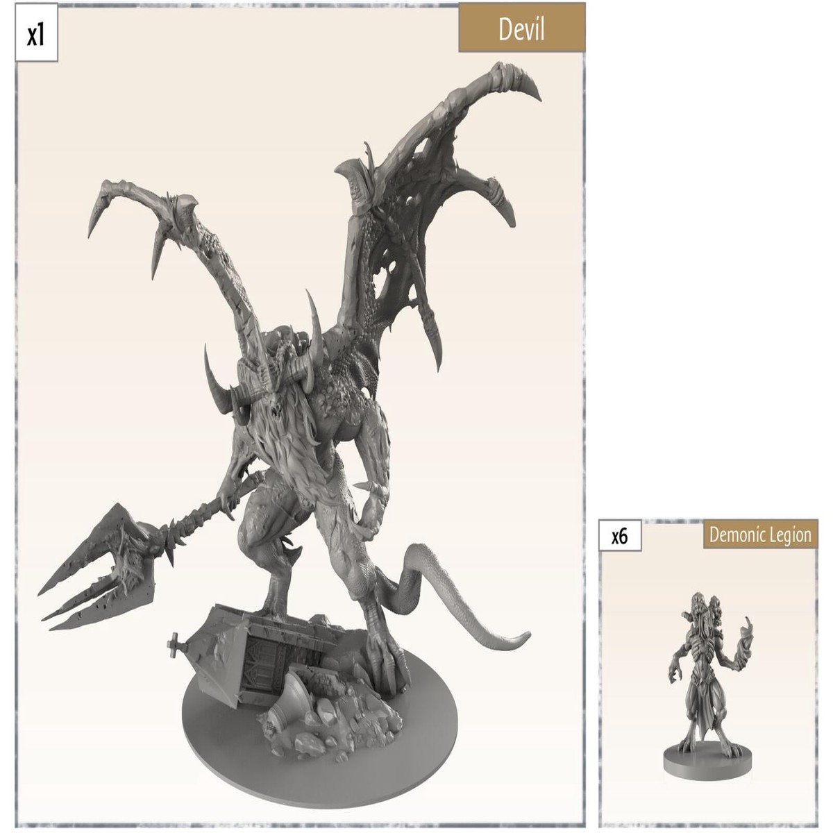 Mythic Games Time of Legends: Joan of Arc Unleash Hell 1. Extra Miniatures