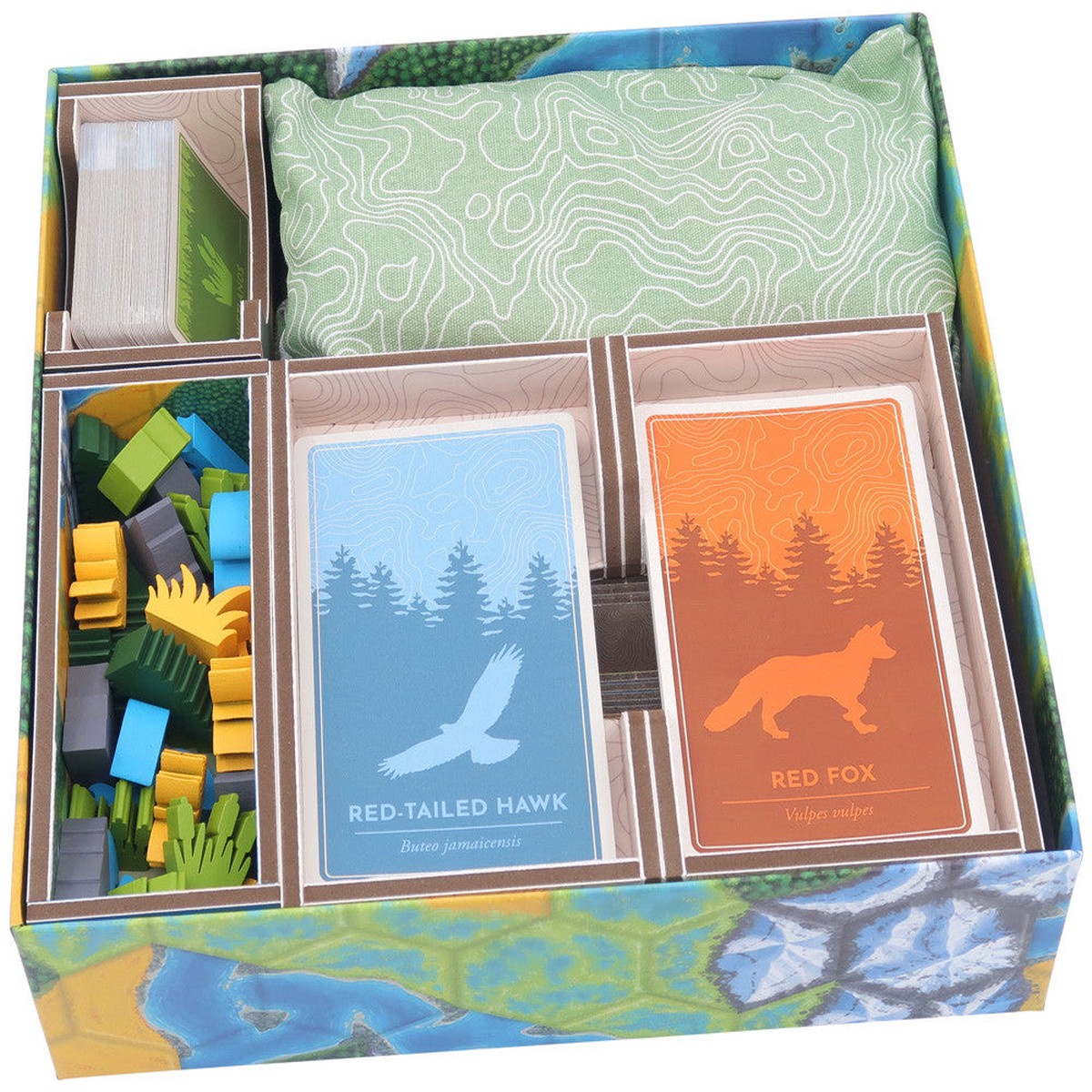 Folded Space - Colour Board Game Insert for Cascadia