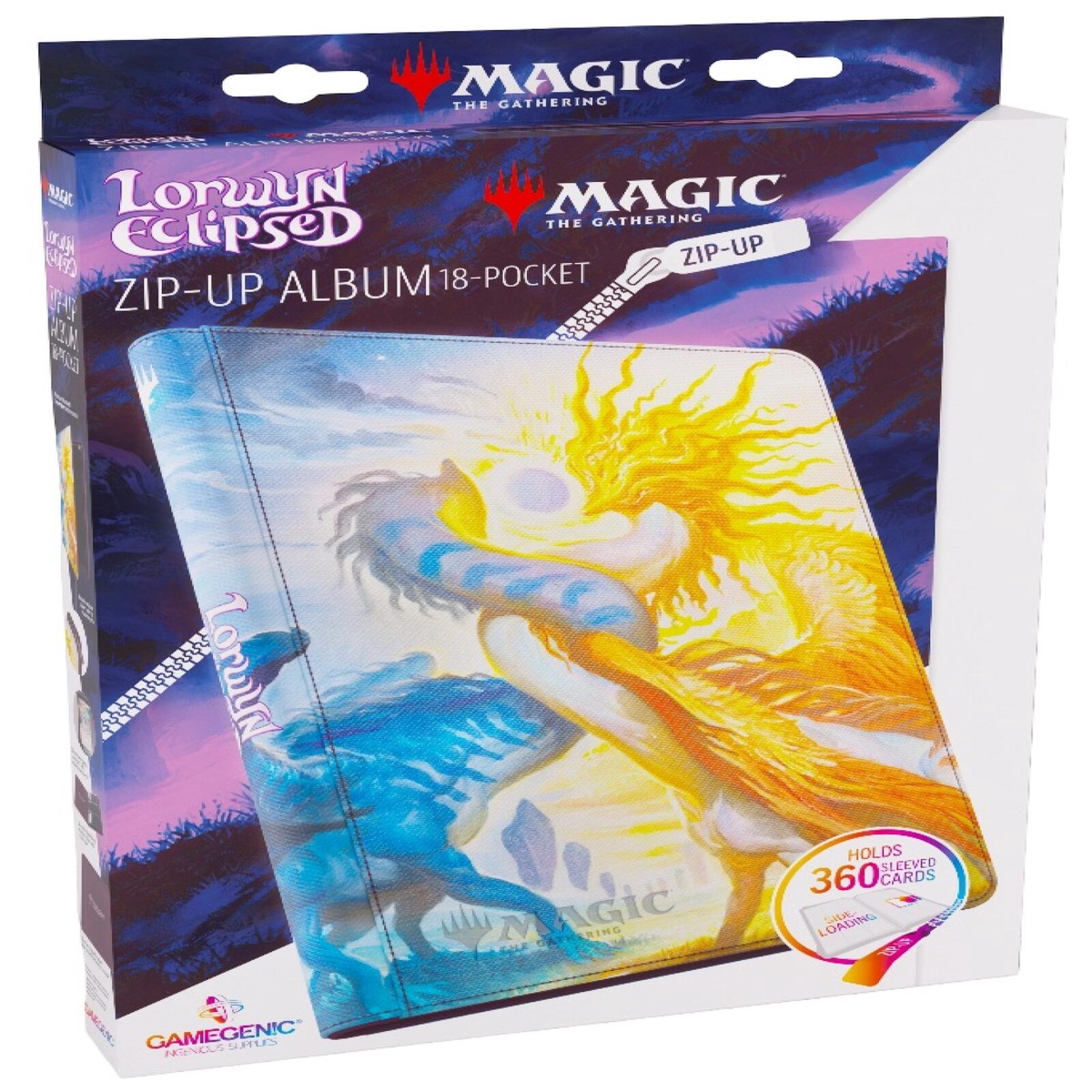Gamegenic Magic The Gathering Lorwyn Eclipsed Zip-Up 18-Pocket Album - Celestial Reunion
