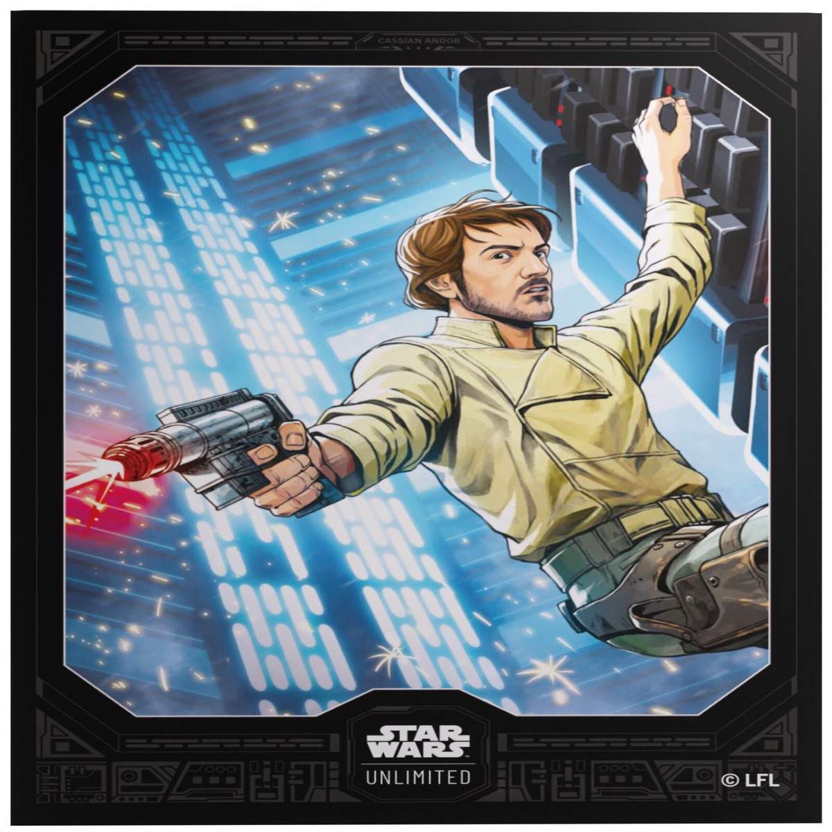Gamegenic Star Wars Unlimited Premium Art Sleeve 62-Piece Set 66mm x 92mm - Cassian Andor