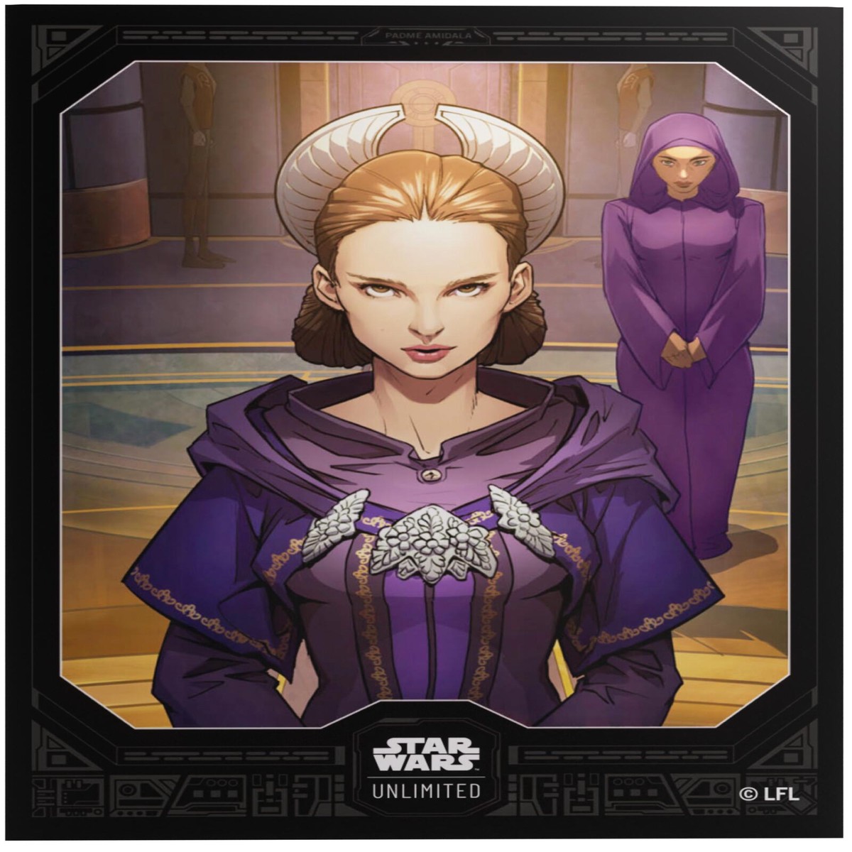Gamegenic Star Wars Unlimited Premium Art Sleeve 62-Piece Set 66mm x 92mm - Padme Amidala