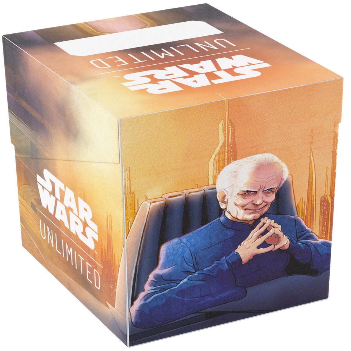 Gamegenic Star Wars Unlimited Soft Crate Deck Box - Palpatine/Padme