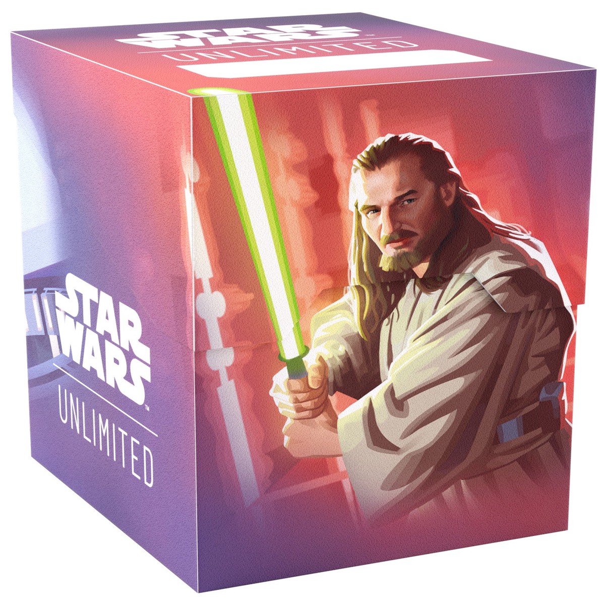 Gamegenic Star Wars Unlimited Soft Crate Deck Box - Qui-Gon Jinn