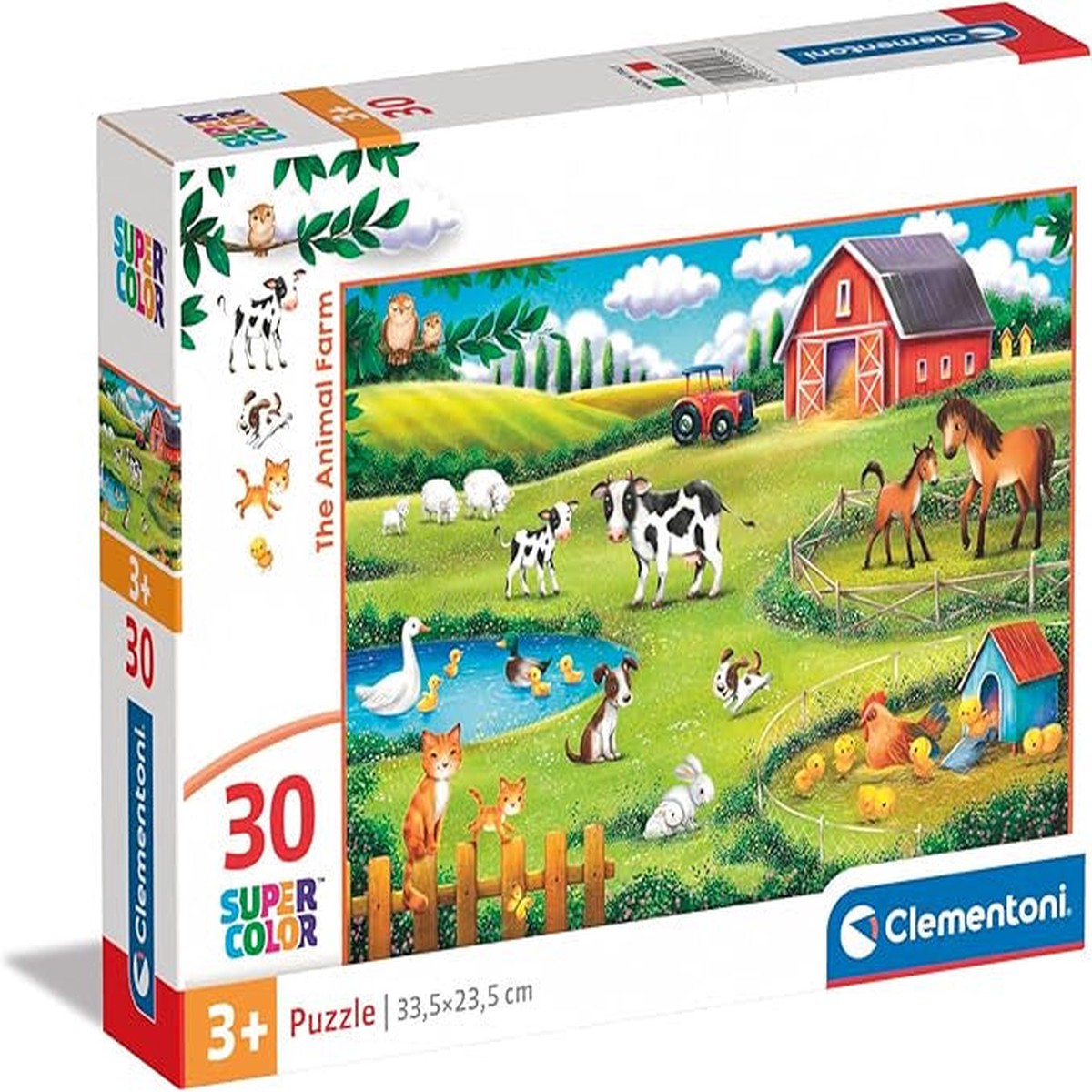 Clementoni SuperColor The Animal Farm - 30 piece Puzzle