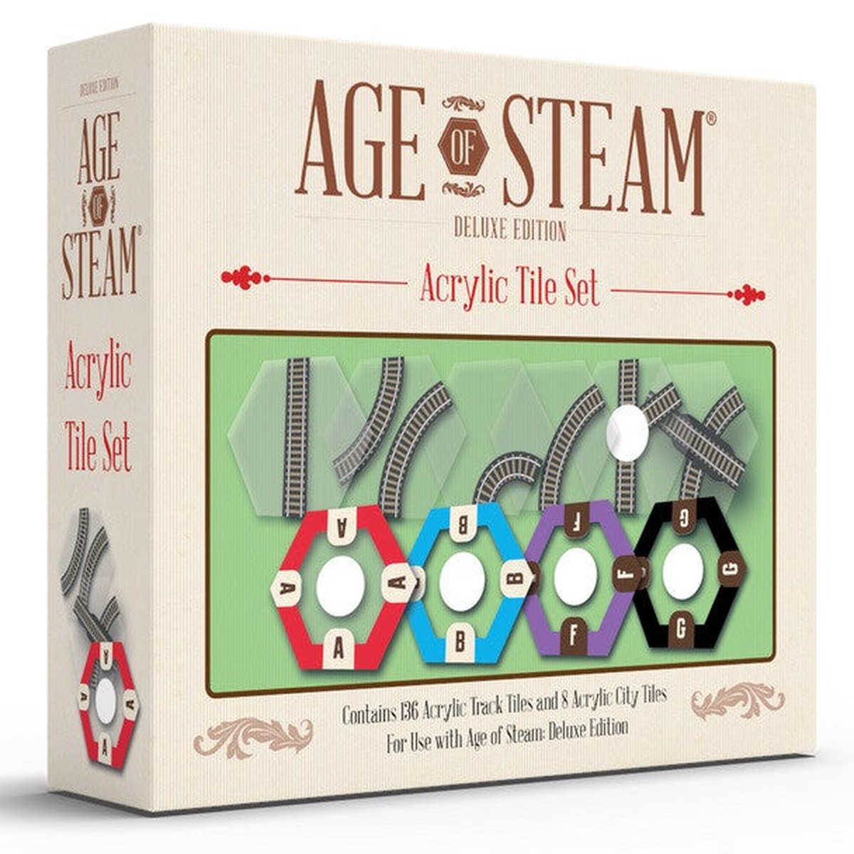 Eagle Gryphon Games Age of Steam Deluxe: Acrylic Train Tiles