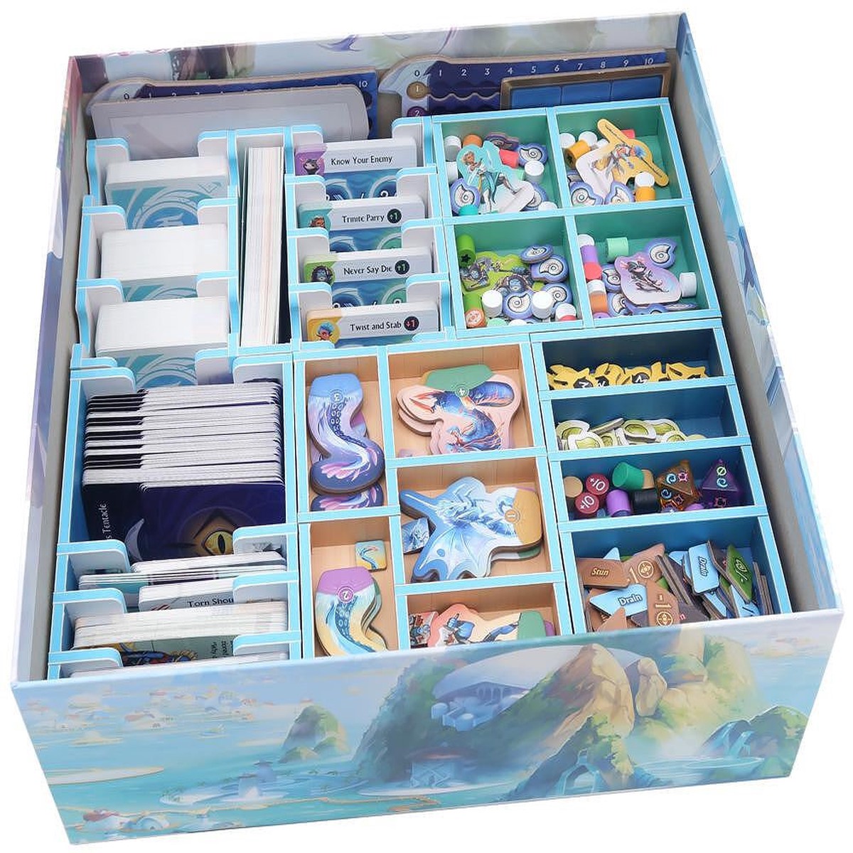 Folded Space - Colour Board Game Insert for Tidal Blades 2: Rise of the Unfolders