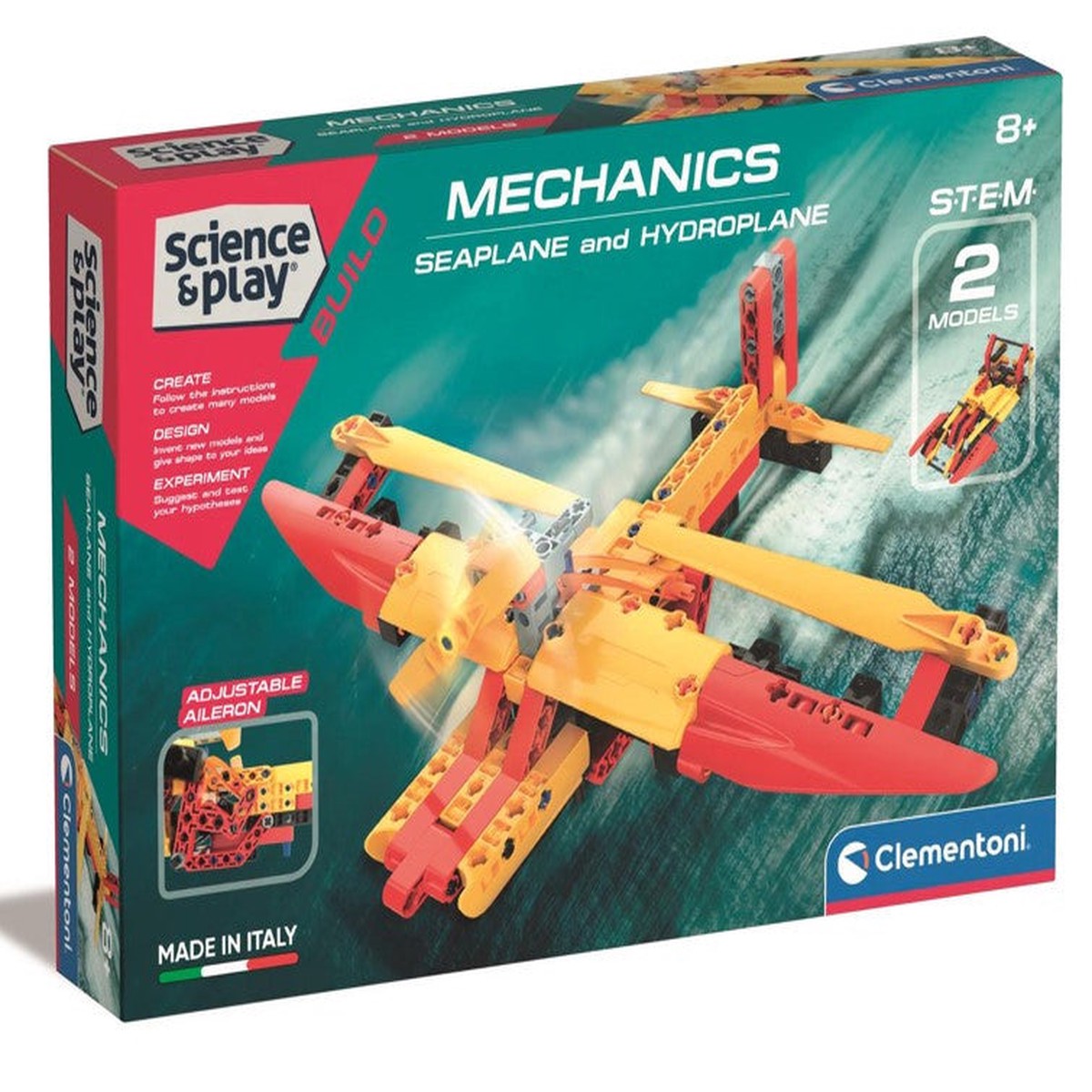 Clementoni Science & Play Machanics Lab: Seaplane & Hydroplane Scientific Kit