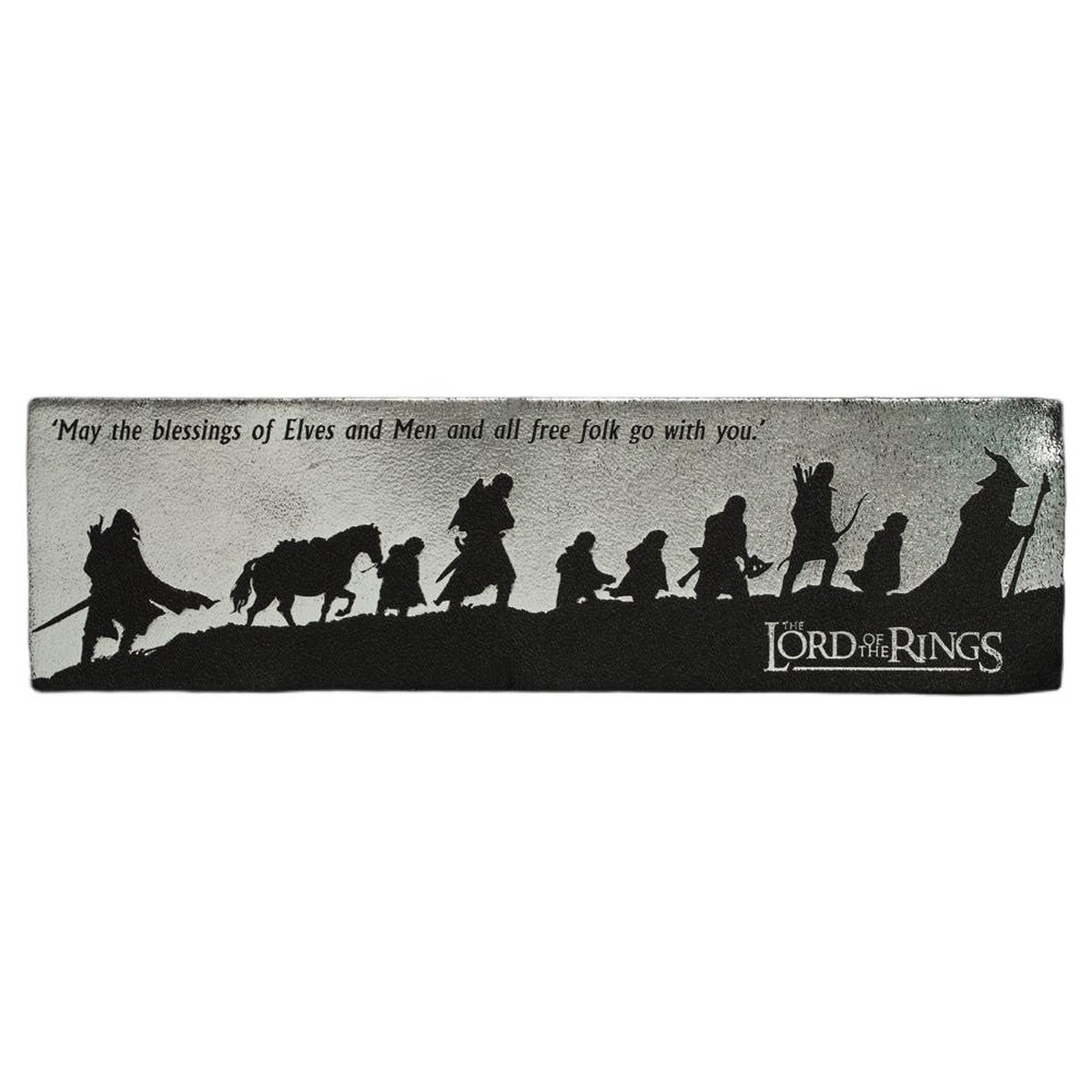 Weta Workshop: The Lord of the Rings Trilogy - Leather Bookmark - The Fellowship Silhouette