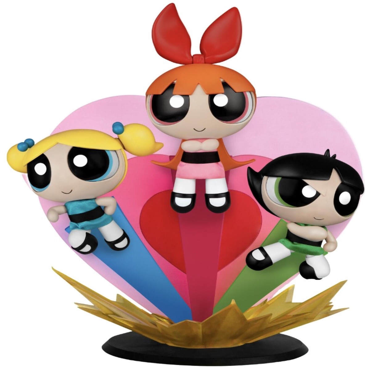 Beast Kingdom Dynamic Action Heroes: Powerpuff Girls Deluxe Figure Set