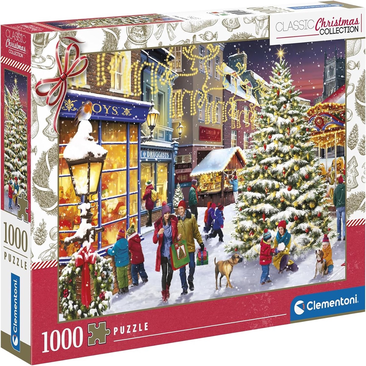 Clementoni Classic Christmas Village - 1000 piece Puzzle