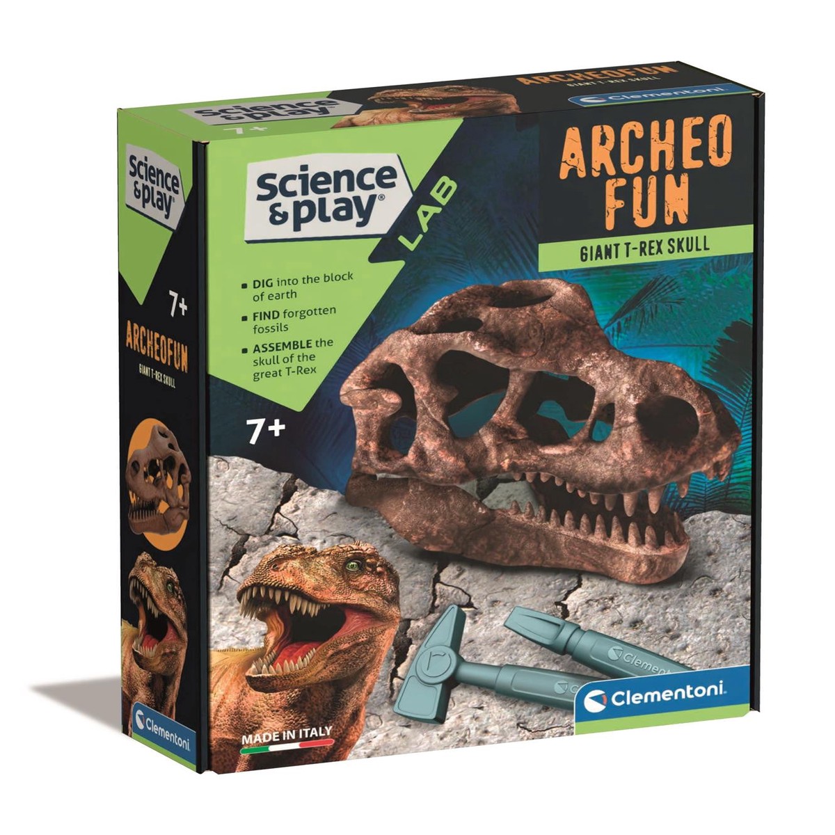 Clementoni Giant Skull T-Rex Dig Educational Kit