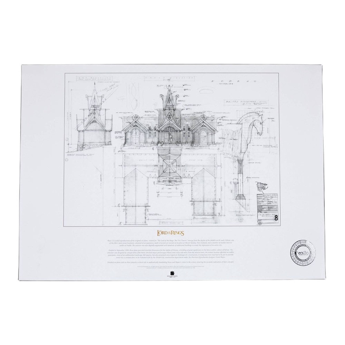Weta Workshop: The Lord of the Rings Trilogy - Blueprint - The Stable of Edoras
