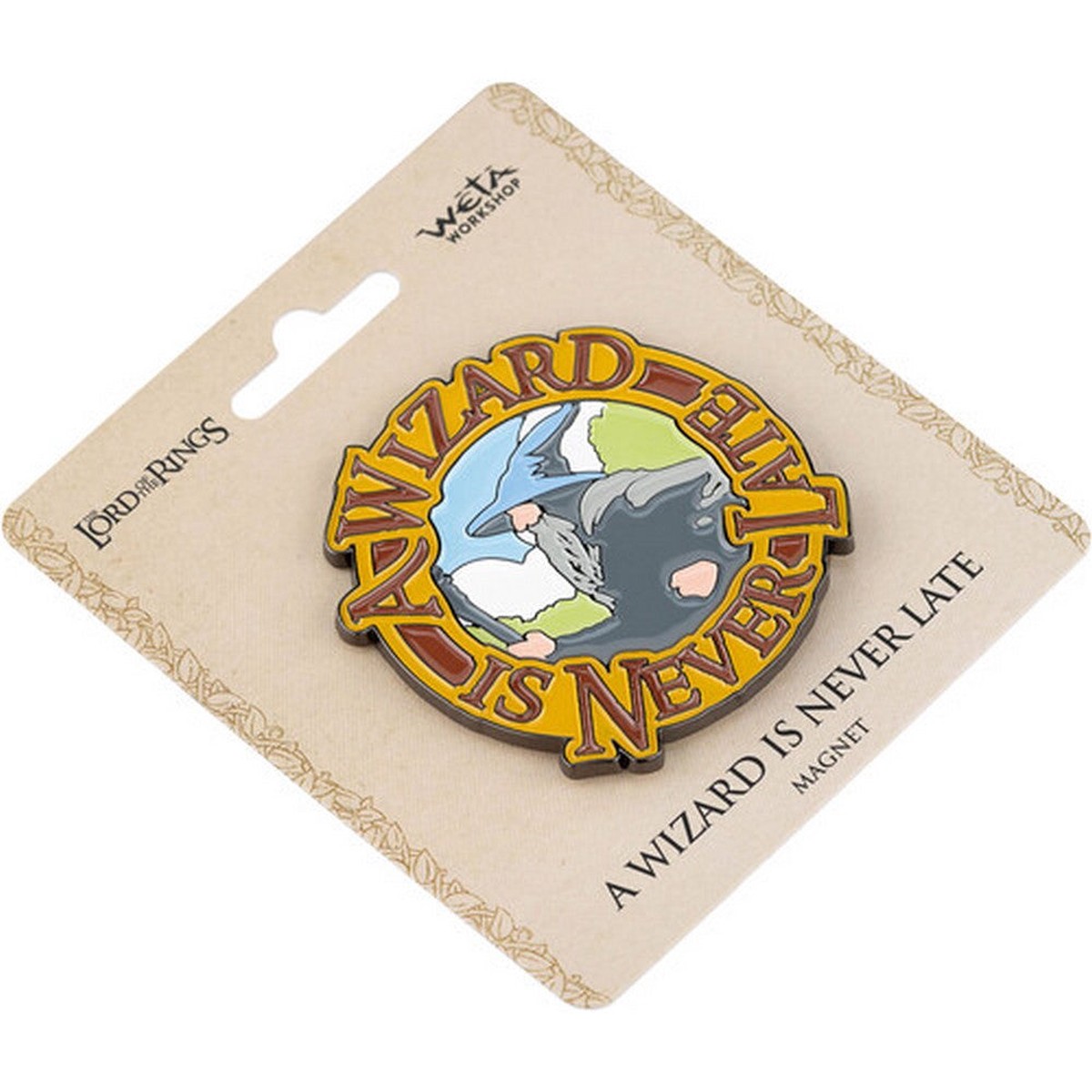 Weta Workshop: The Lord of the Rings Trilogy - Fridge Magnet (Enamel) - A Wizard Is Never Late