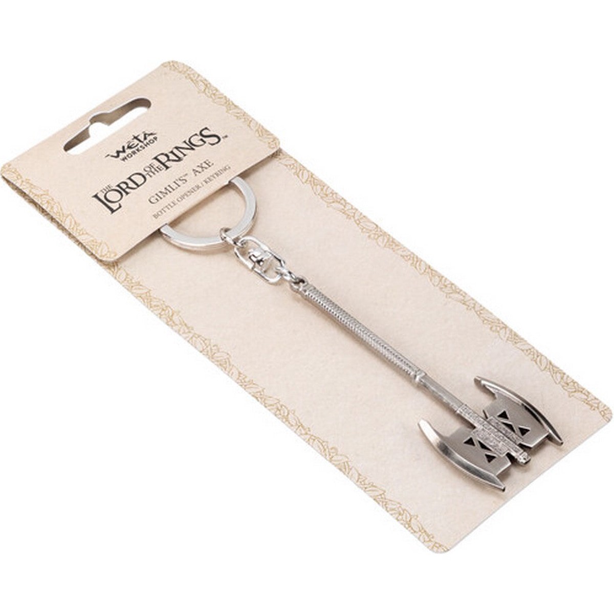 Weta Workshop: The Lord of the Rings Trilogy - Keyring - Gimli's Axe (Bottle Opener)