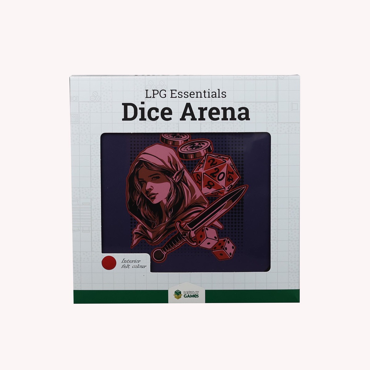 LPG Essentials Dice Arena Deep Blue / Burnt Burgundy