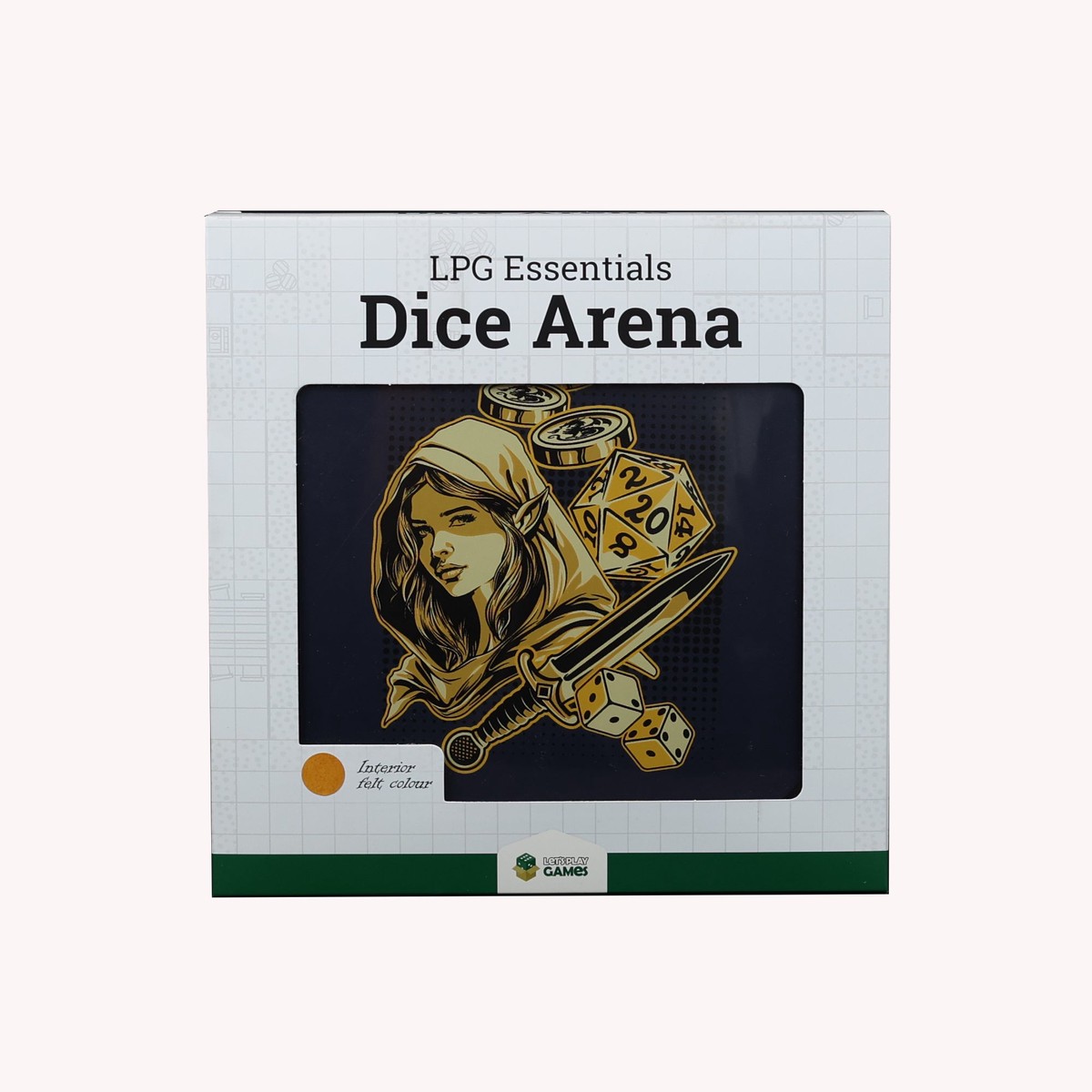 LPG Essentials Dice Arena Vibrant Blue / Brass
