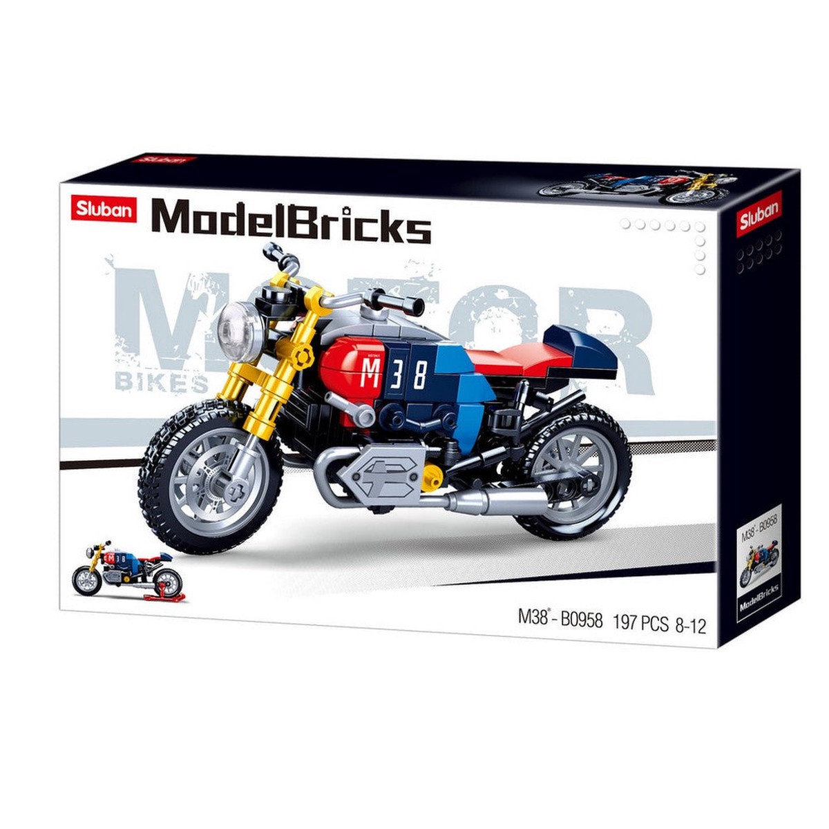 Motorcycle M38 197 Pieces