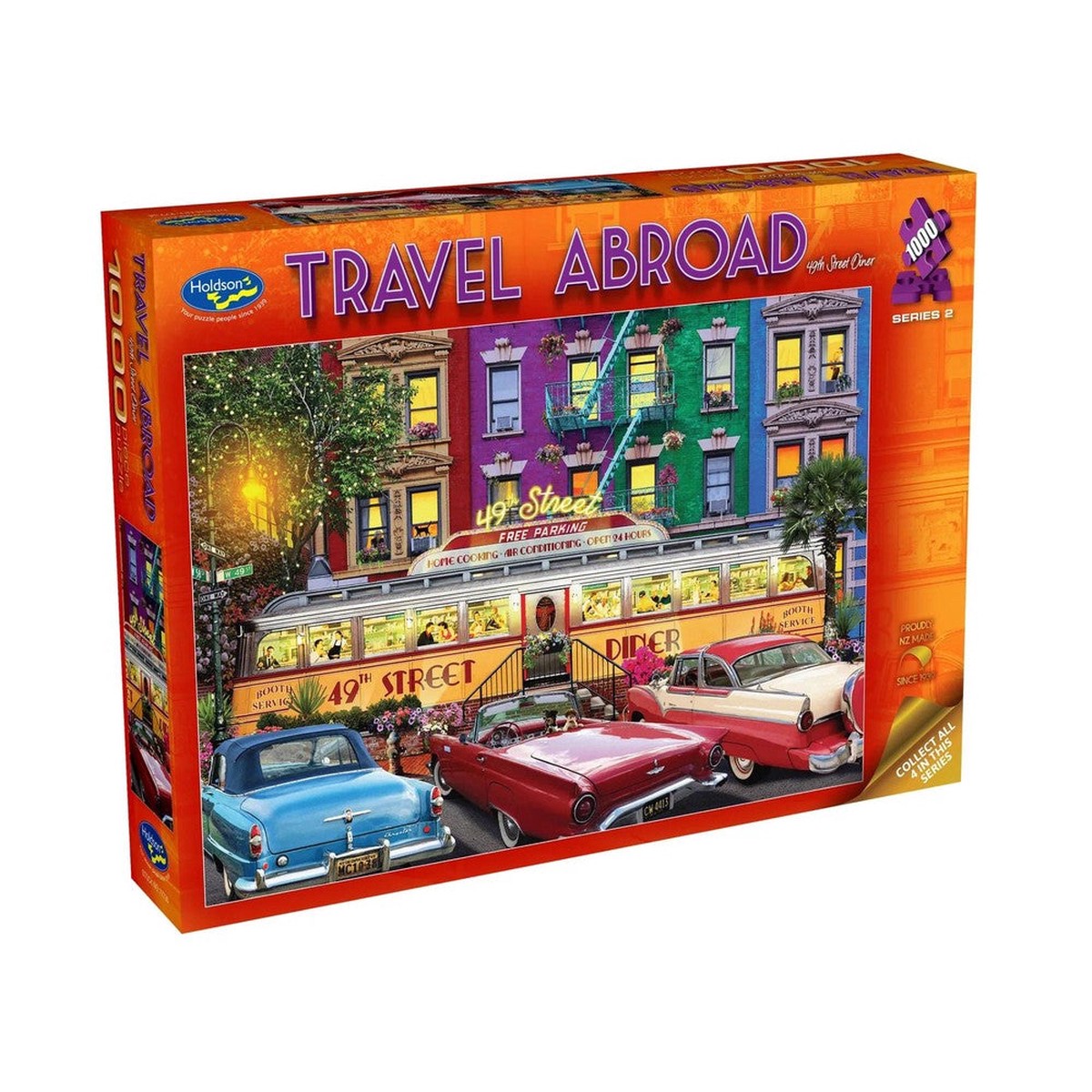 Holdson - Travel Abroad 2 Diner 1000 Piece Puzzle