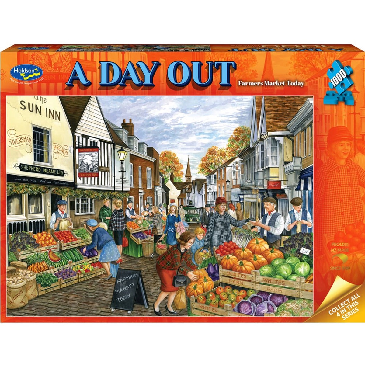 Holdson - A Day Out Farmers Market 1000 Piece Puzzle
