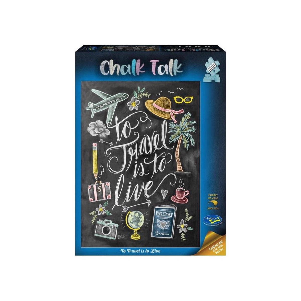 Holdson - Chalk Talk To Travel 1000 Piece Puzzle