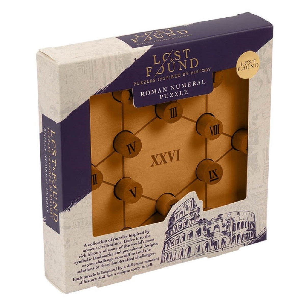 Professor Lost & Found Roman Numeral Puzzle